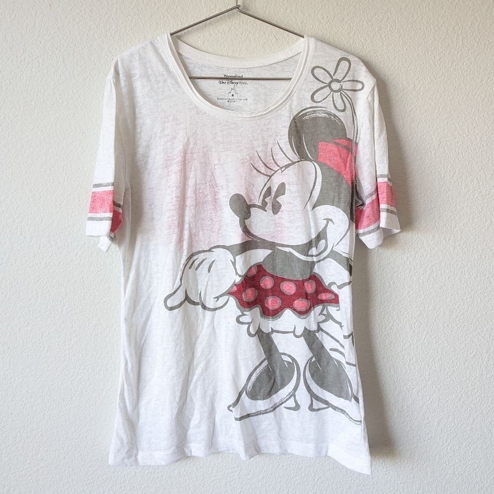 Disneyland Resort Disney World Minnie Mouse Short Sleeve Tee Shirt Resortwear